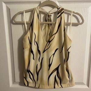 Vintage Zebra Print Halter
